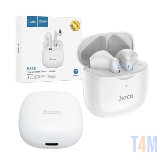 Hoco True Wireless Earbuds ES56 Scout Bluetooth V5.1 White